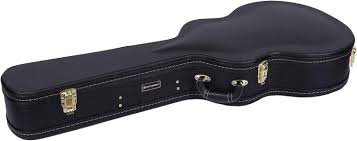 Crossrock OM style acoustic guitar case- CRW600OMBK