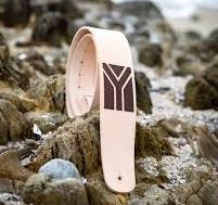 ZA strap- Mzanzi - natural leather guitar strap