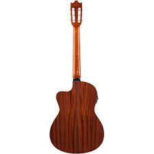Ibanez GA series nylon string guitar- GA5TCE3Q-AM 3/4 size Thinline Cutaway Classical body
