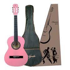 Vizuela classical nylon string guitar in 4/4 size ,3/4 size , 1/2 size and 1/4 size in different colours