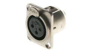 Cyberdyne  XLR panel mount female connector- CZK-285