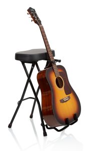 Gator Frameworks Guitar footstool with stand for guitar- GCFW-GTRSTOOL
