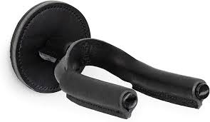Levy guitar hanger Black or brown metal with leather bound