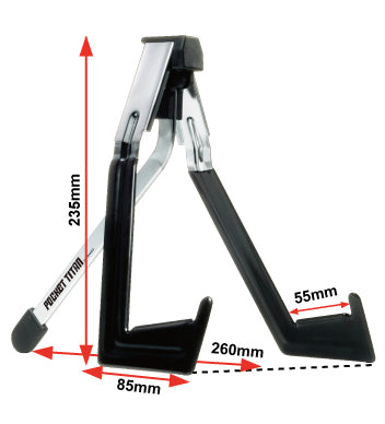 Ibanez compact stand for electric guitar or bass -PT32-BBK black