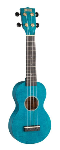 Mahalo Slimline Soprano Ukulele in 3 Translucent Colours