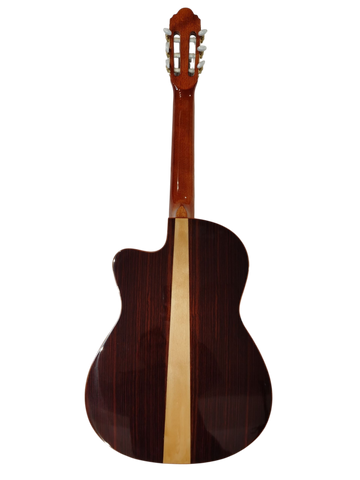 Thu'um 4/4 size Spruce Top Rosewood Back and Sides Classical Guitar with Armrest
