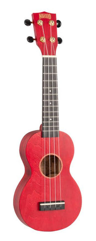 Mahalo Slimline Soprano Ukulele in 3 Translucent Colours