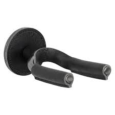 Levy guitar hanger Black or brown metal with leather bound