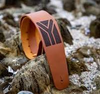 ZA strap- Mzanzi - natural leather guitar strap