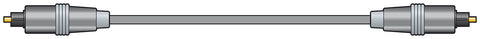 Lead optical Toslink 5.5mm 2.5M