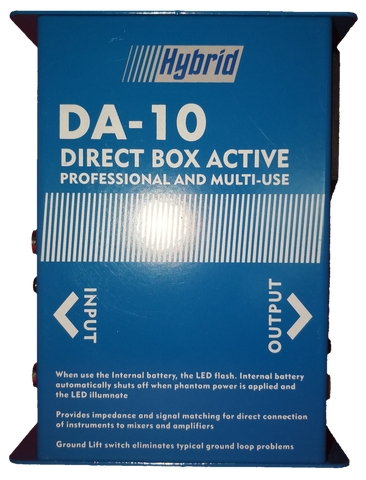 Hybrid DA10 DI box active