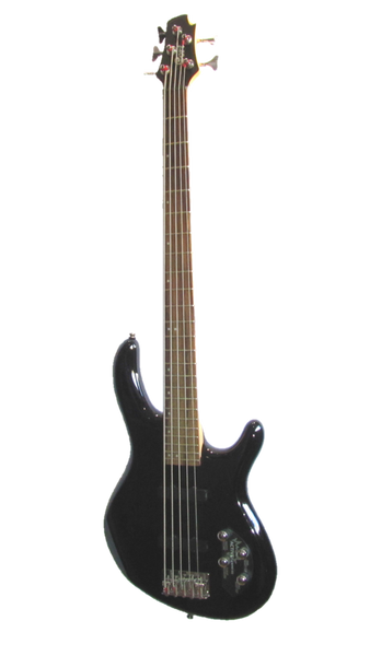 Cort Action Bass V Plus Active 5-String Bass Guitar – Thundercloud