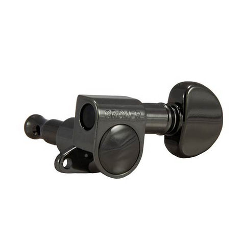 Grover black nickel machine head set for 12 string - 205BN12