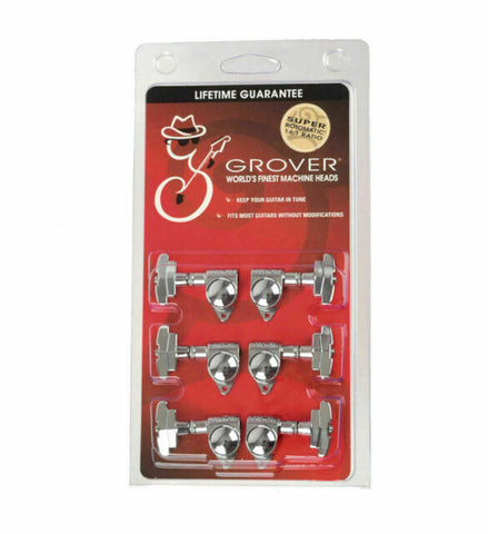 Grover Rotomatics machine heads set- 109C chrome or 109G gold