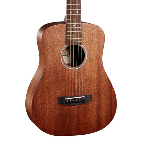 Cort acoustic travel guitar mahogany includes bag