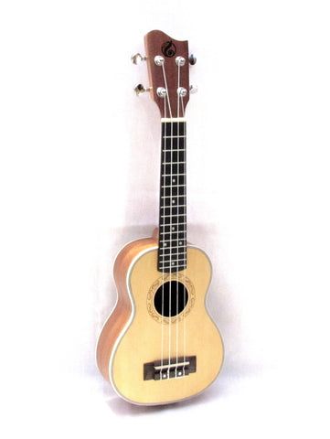 Grape 21"spruce top soprano ukulele GKS-50