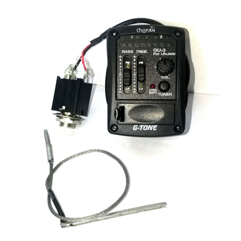Cherub Ukulele preamp with tuner GU-3