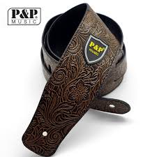 Amumu snakeskin guitar strap in 3 different colours