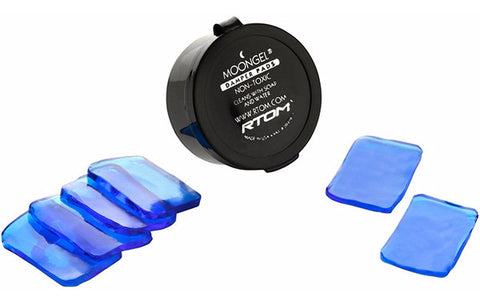 Rtom Moongel damper pad in blue and clear