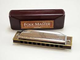Suzuki 10 hole Folkmaster harmonica in the keys of C,G,D,E and F