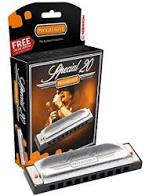 Hohner special 20's country tuning harmonica in the key of D or standard tuning G