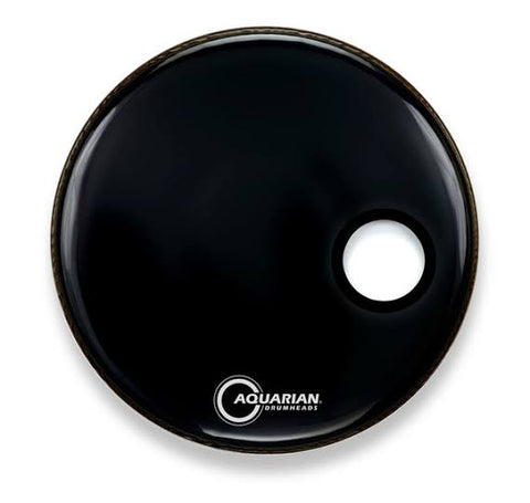 Aquarian Ported Black Bass Drumhead