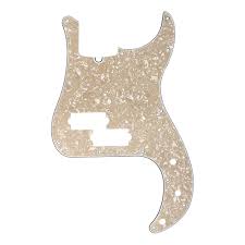 D'Andrea Pickguard Precision Bass red pearl, Black sparkle, vintage pearl