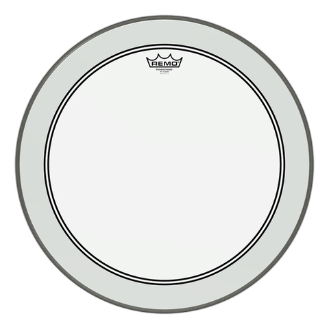 Remo 22" powerstroke 3 clear bass and PTC - p3-1322-c2