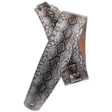 Planetwaves 25SNK01 Leather python guitar strap