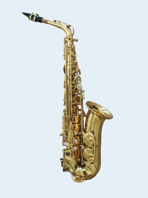 Talent Eb Alto saxophone clear laquer.