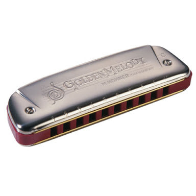 hohner Golden melody 10 hole harmonica – Thundercloud Music Store