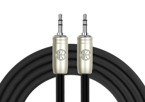 Kirlin 3.5mm st plug to 3.5mm st plug 2M cable- LGA568LBK