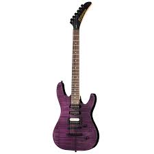 Kramer striker figured HSS transparent purple electric guitar- KSTFLSTHSS-TP