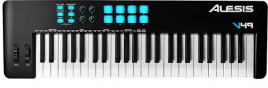 Alesis 49 key USB/Midi controller with drum pads- ALES-V49 MK2