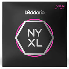 d"Addario NYXL nickel round wound electric guitar strings- 9 or 10 gauge