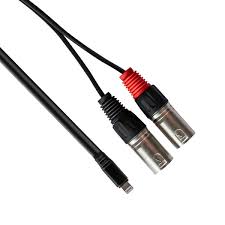 Rubiqube lightning -dual XLR male 1.8m cable-CABRUB003