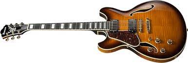 Ibanez AS93FML-VLS left-handed Artcore expressionist series- flamed maple top