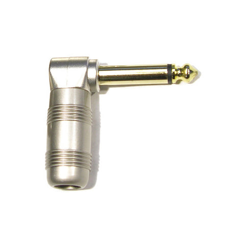 Kirlin Angle Jackplug 6.35mm Metal Gold Plated