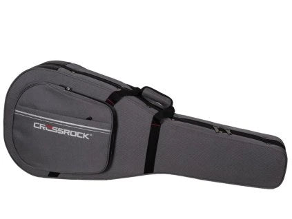 Crossrock Dreadnought Guitar Hard Foam Case Black