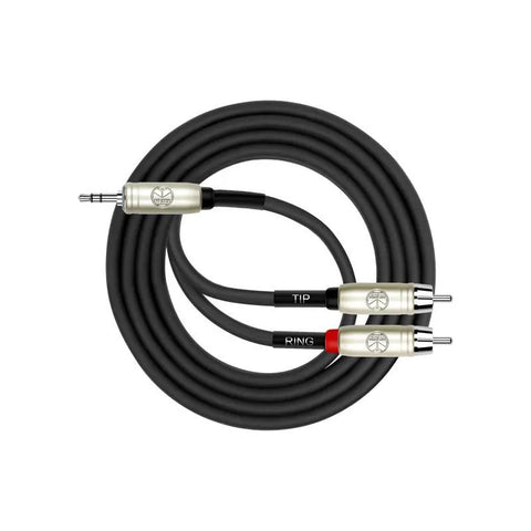 Kirlin 2M Y cable 3.5mm TRS - 2 X RCA