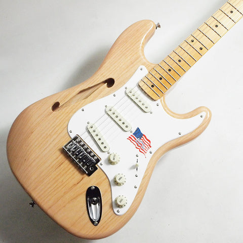 SX Strat Style Alder Body with Hollow Cutout Natural