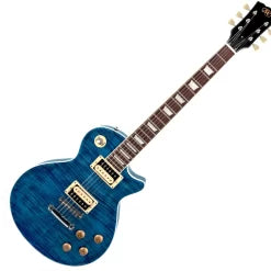 SX Les Paul electric guitar translucent ocean blue-TE-EC3H
