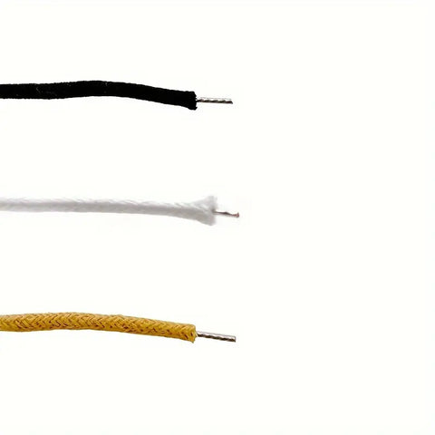 Wax Cloth Wire for Electronics 3 Colours of 1M lengths in a Pack