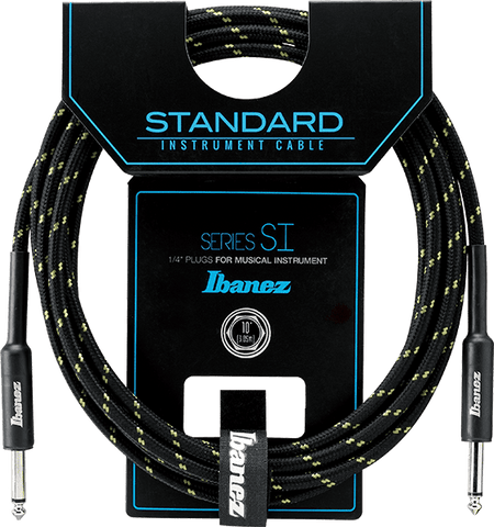 Ibanez SI woven series guitar cable 3M in different colours