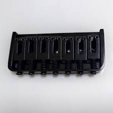 7 string electric guitar bridge fixed- black or chrome