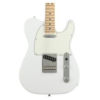 Sonata tele style electric guitar in 3 different solid colours-white , red and black