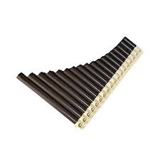 Pan flute black plastic ABS -18 tube
