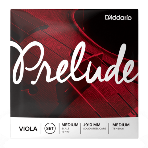 D'Addario Orchestral Prelude Viola Strings 4/4 size Medium Tension