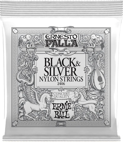 Ernie Ball Black and Silver Classical Guitar strings