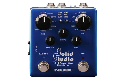 Nux Solid Studio Amp Modeler and IR loader for Electric guitarists